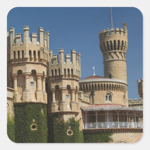 INDIA, Karnataka, Bangalore: Palast Bangalore Quadratischer Aufkleber