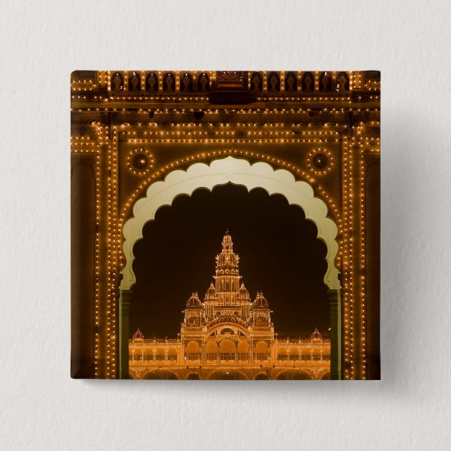 INDIA, Karnataka, Mysore: Majaraja's Palace (b.3 Button (Vorderseite)