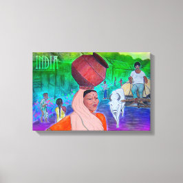 India Leinwanddruck