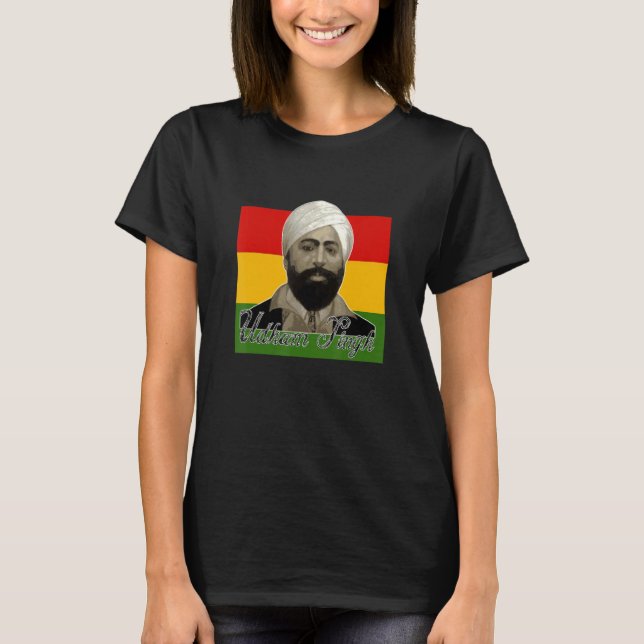 India Martyr Independence Revolutionäre Gestaltung T-Shirt (Vorderseite)