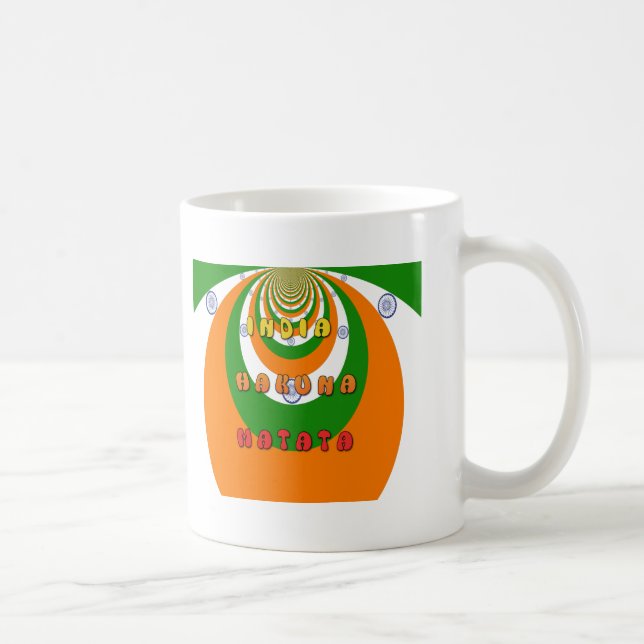 INDIA MATATA HAKUNA KAFFEETASSE (Rechts)
