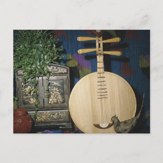 India Music Postcard Postkarte (Vorderseite)