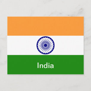 India Postkarte