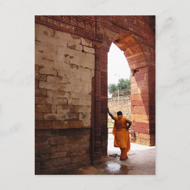 India Postkarte (Vorderseite)