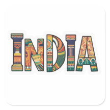 "India Pride Sticker: Zeige deinen Geist!"