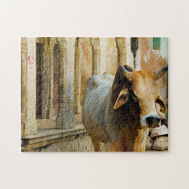 India Rajastan Sacred Cow Puzzle (Horizontal)