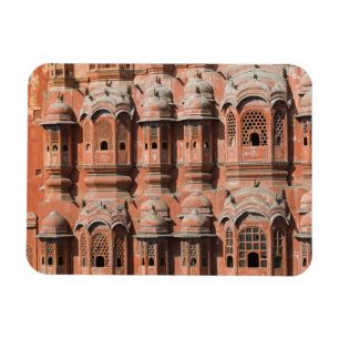 INDIA, Rajasthan, Jaipur: Hawa Mahal (Palast Magnet