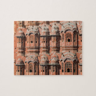 INDIA, Rajasthan, Jaipur: Hawa Mahal (Palast Puzzle