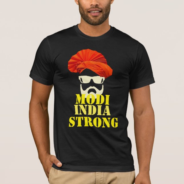 India Stolz Narendra Modi T - Shirt Design (Vorderseite)