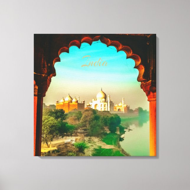 India Taj Mahal Leinwanddruck (Vorderseite)