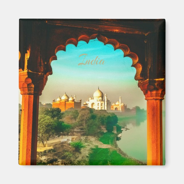 India Taj Mahal Magnet (Vorne)