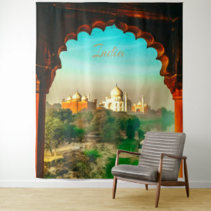 India Taj Mahal Wandteppich