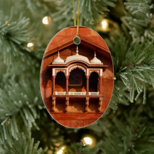 India Temple Wall Keramik Ornament