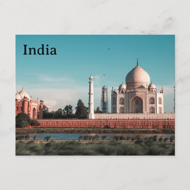 India Vintage Tourism Travel Add Postkarte (Vorderseite)