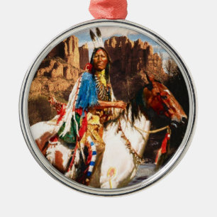 Indian 1A Ornament Aus Metall