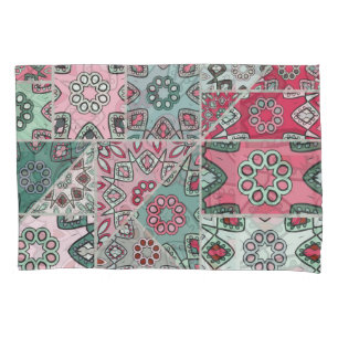 Indian Arabic Patchwork Quilt Vintag Kissenbezug
