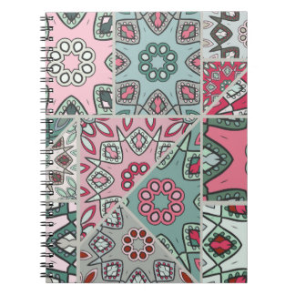 Indian Arabic Patchwork Quilt Vintag Notizblock