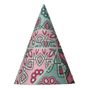 Indian Arabic Patchwork Quilt Vintag Partyhütchen