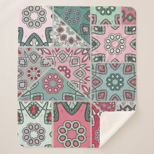 Indian Arabic Patchwork Quilt Vintag Sherpadecke