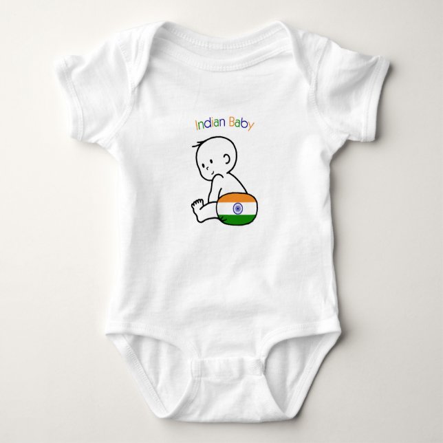 Indian Baby Baby Strampler (Vorderseite)