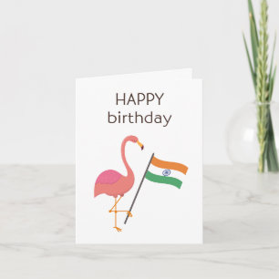 Indian Birthday Card Karte