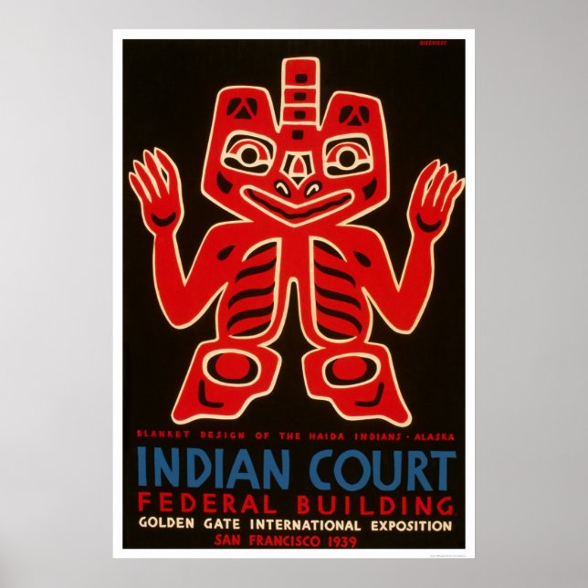 Indian Blanket SF Expo 1939 WPA Poster (Vorne)