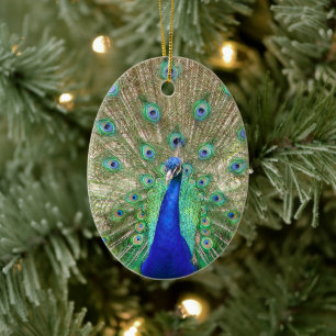 Indian Blue Peacock Ornament