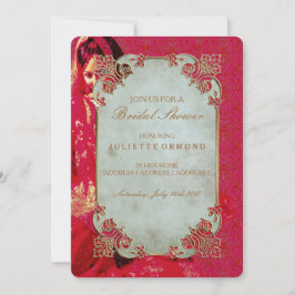 Indian Bride - Bridal Shower Invitation Card Einladung