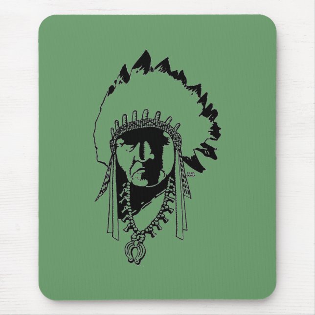 Indian Chief-Mauspad Mousepad (Vorne)