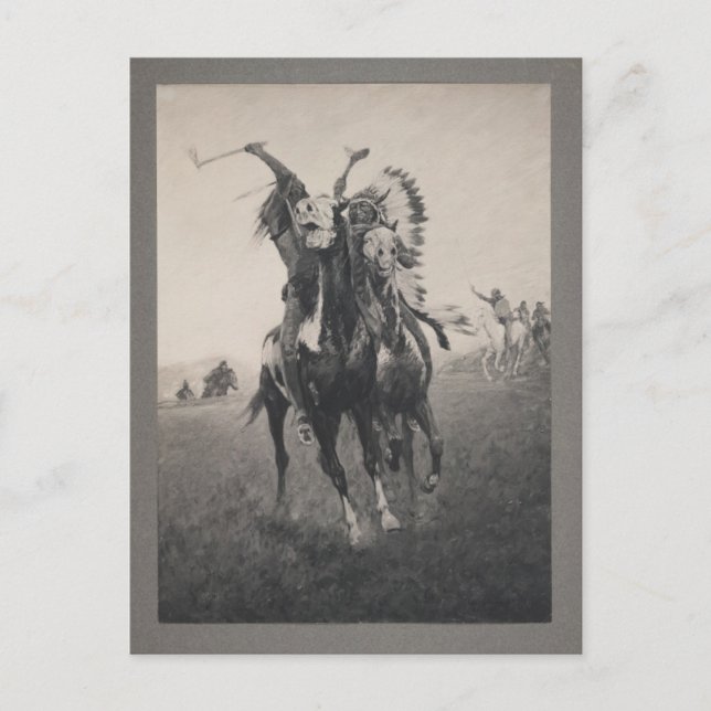 Indian CHIEFS, fotoechanischer Ausdruck, Vintag Postkarte (Vorderseite)