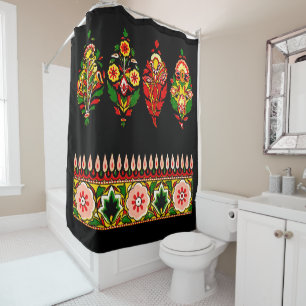 Indian Cotton Fabric Duschvorhang