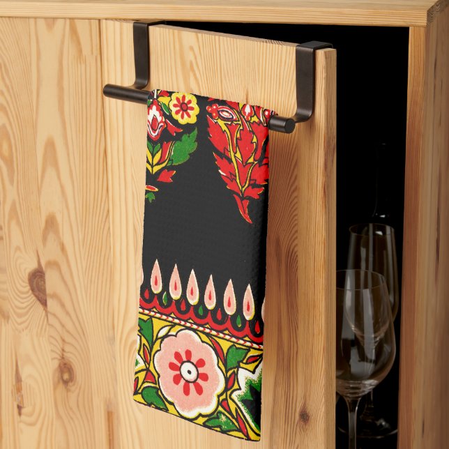 Indian Cotton Fabric Geschirrtuch (Drittel gefaltet)