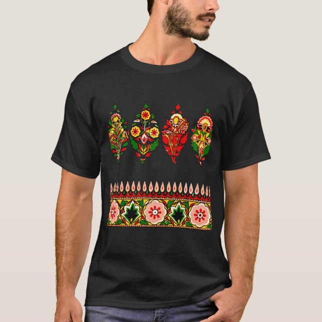 Indian Cotton Fabric T-Shirt (Vorderseite)
