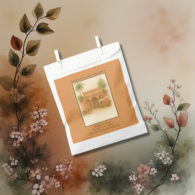 Indian Courtyard Hochzeit in Urlaubsort Escape Geschenktütchen (Von Creator hochgeladen)