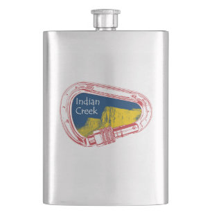 Indian Creek Climbing Carabiner Flachmann
