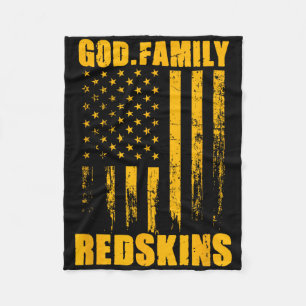 Indian Creek Redskins Gott. Familie. Vintage USA F Fleecedecke
