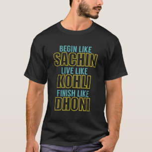 Indian Cricket Team Support Jersey T-Shirt