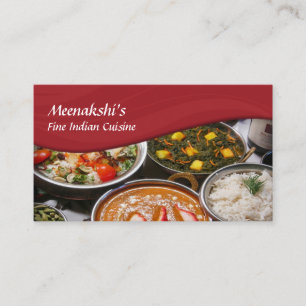 Indian Cuisine Business Card Visitenkarte