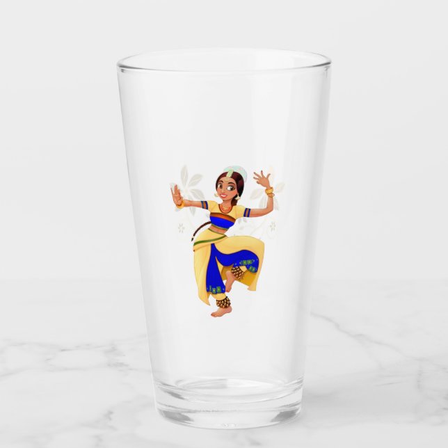 Indian Dancer Glass Cup Glas (Vorderseite)