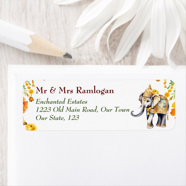 Indian decorated elephant (Insitu)