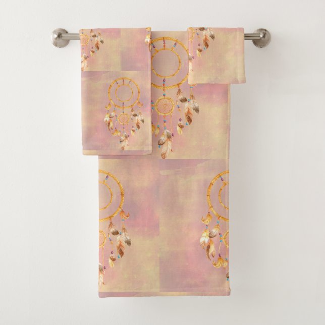 Indian Dreamcatcher Badhandtuch Set (Insitu)