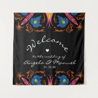 Indian Elephant Floral Black Wedding
