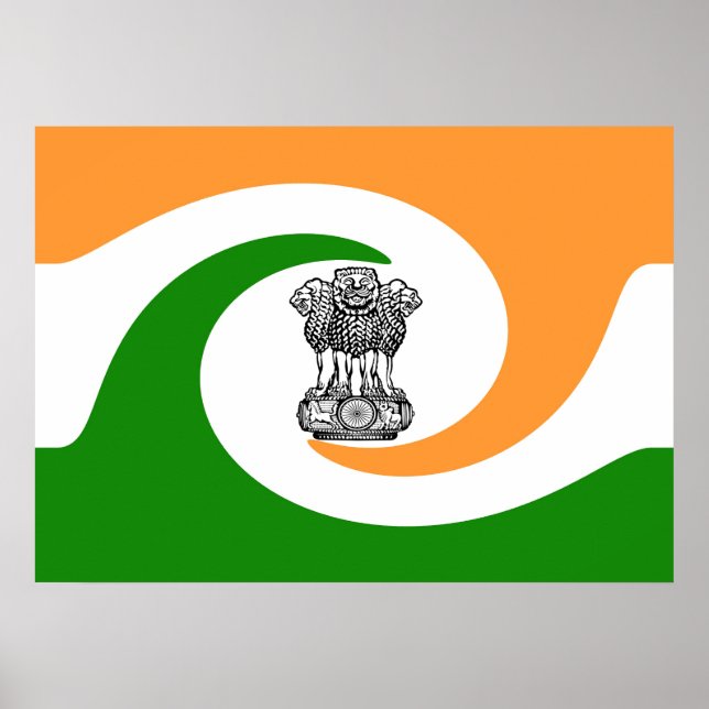 Indian flag poster (Vorne)