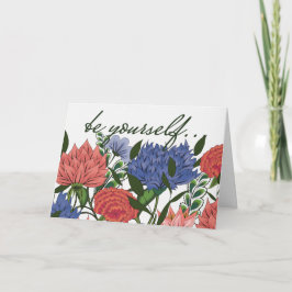 Indian Floral for Courage Karte