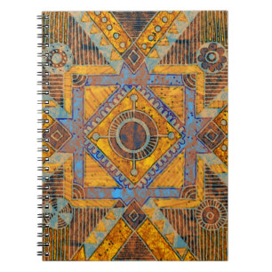 Indian Floral Paisley: Ethnische Medallion. Notizblock