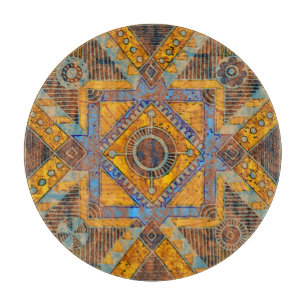 Indian Floral Paisley: Ethnische Medallion. Schneidebrett