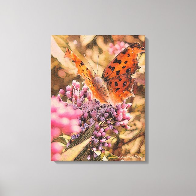 Indian Fritillary：Premium Canvas Leinwanddruck (Vorderseite)