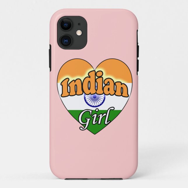 Indian Girl Case-Mate iPhone Hülle (Rückseite)