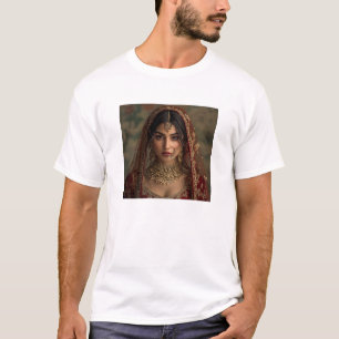 Indian Girl Foto Hübsch Modern Perfektes Geschenk T-Shirt