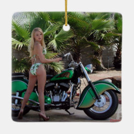 Indian Girl Keramikornament